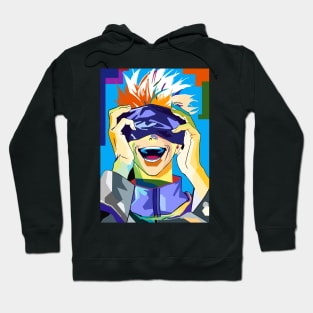 Gojo anime pop art Hoodie